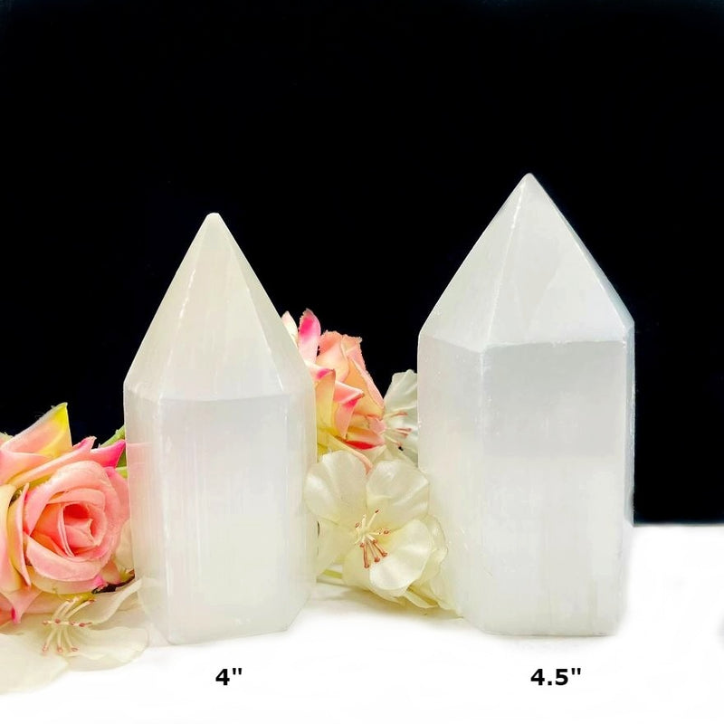 Selenite 5-sided Tower (Angelic Protection)