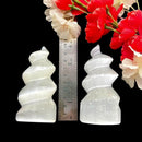 Selenite Spiral Tower (Angel Connection and Tranquility)