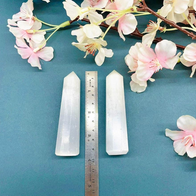 Selenite Tower (Angel Protection and Tranquility)