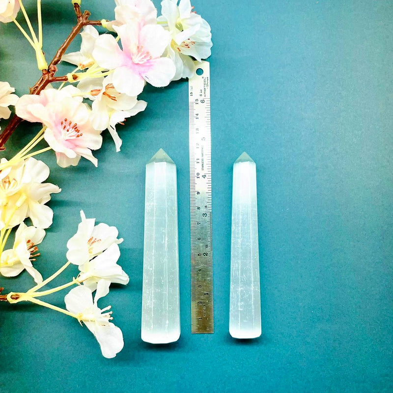 Selenite Tower (Angel Protection and Tranquility)