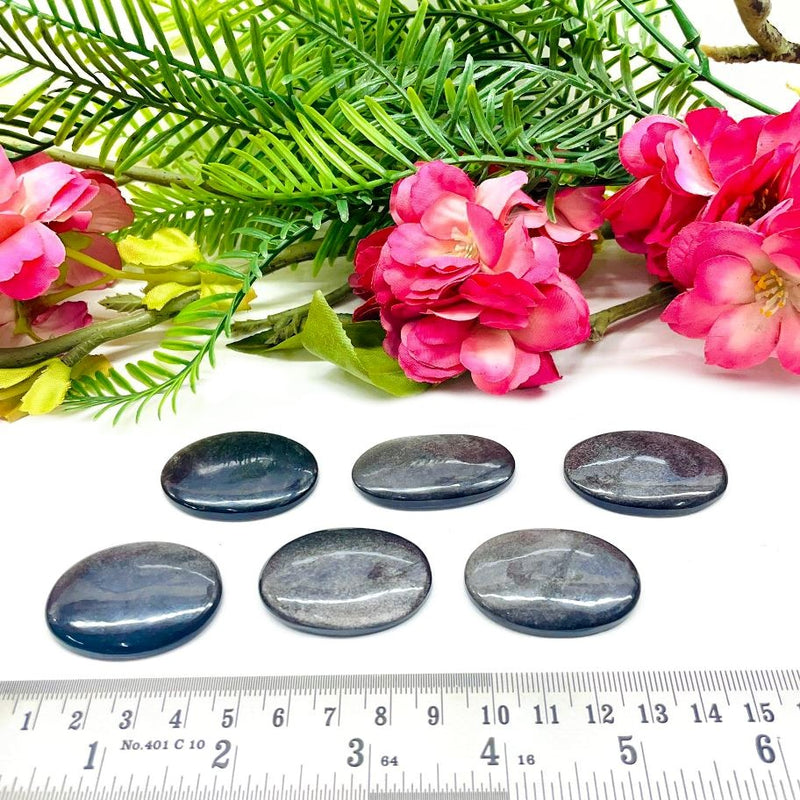 Silver Sheen Obsidian Cabochon (Scrying & Astral Travel)