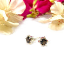 Smoky Quartz Earrings in Silver