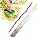 Smoky Quartz 6mm Round Bead Anklet