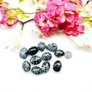 Snowflake Obsidian Tumble (For Balance)