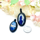Sodalite Flat Surface Pendants