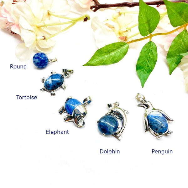 Sodalite Pendants - Goddess Series (Creative Expression)