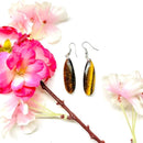 Tiger Eye Earrings (Courage)