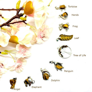 Tiger Eye Pendants - Ariel Collection (Courage & Power)