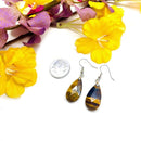 Tiger Eye Earrings (Courage)