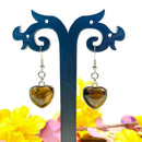 Tiger Eye Earrings (Courage)
