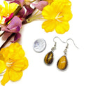 Tiger Eye Earrings (Courage)