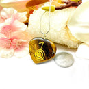 Tiger Eye Heart Pendants (Protection & Motivation)