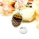 Tiger Eye Cabochon Pendants (Courage & Confidence)