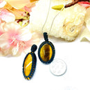 Tiger Eye Cabochon Pendants (Courage & Confidence)