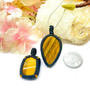 Tiger Eye Cabochon Pendants (Courage & Confidence)