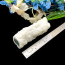 White Druzy Quartz with Moss Stalactite (Group Meditation)