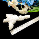 White Druzy Quartz with Moss Stalactite (Group Meditation)