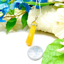 Yellow Aventurine Pencil Pendants
