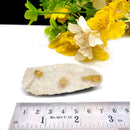 Yellow Calcite on Druzy Quartz (Personal Power)