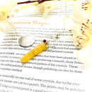 Yellow Fluorite Pencil Pendants
