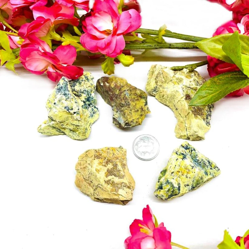 Yellow Turquoise Rough (Expression & Creativity)
