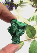 Fibrous Malachite Mineral Specimen