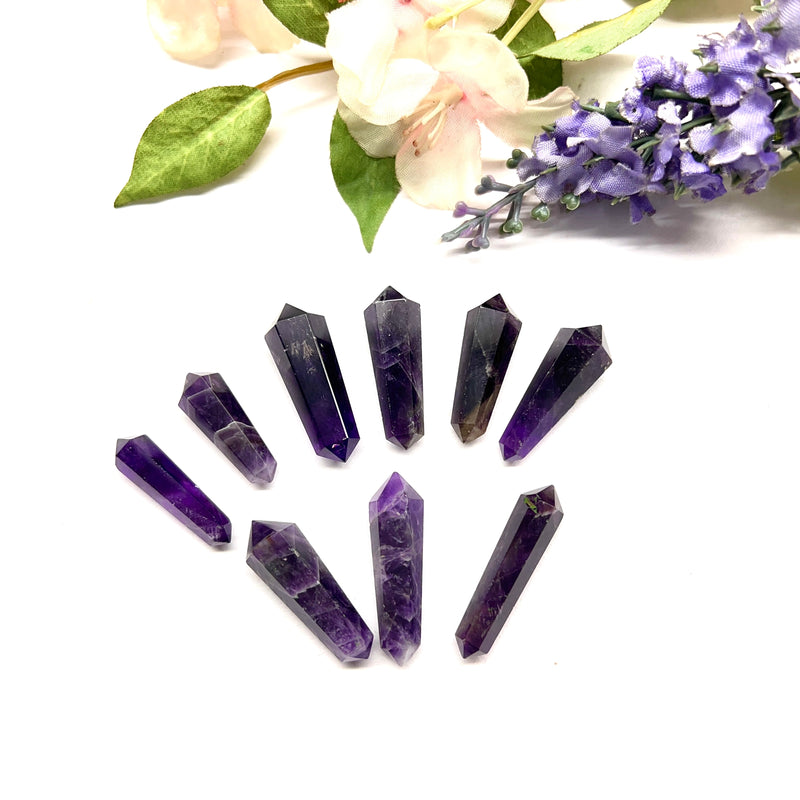 Shop Amethyst Double Terminated Pointers at Talk to Crystals