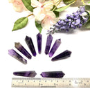 Double Terminated Amethyst Pointers/ Connectors