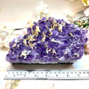 Amethyst Clusters with Calcite Flowers / Points (Remove negative energy)