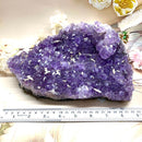 Amethyst Clusters with Calcite Flowers / Points (Remove negative energy)