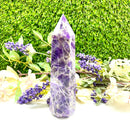 Large Amethyst Tower (Intuition and Meditation)