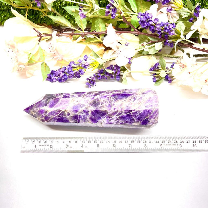 Large Amethyst Tower (Intuition and Meditation)