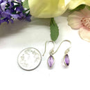 Amethyst Silver Earrings