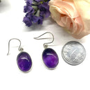 Amethyst Silver Earrings