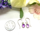 Amethyst Silver Earrings