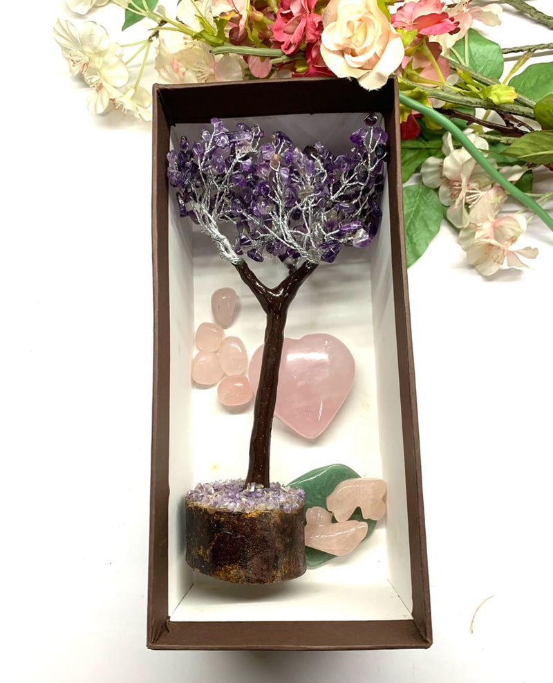 Amethyst Tree of Love Gift Box
