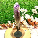 Amethyst Elestial Quartz on a Stand (Meditation and High Vibration)