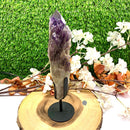Amethyst Elestial Quartz on a Stand (Meditation and High Vibration)