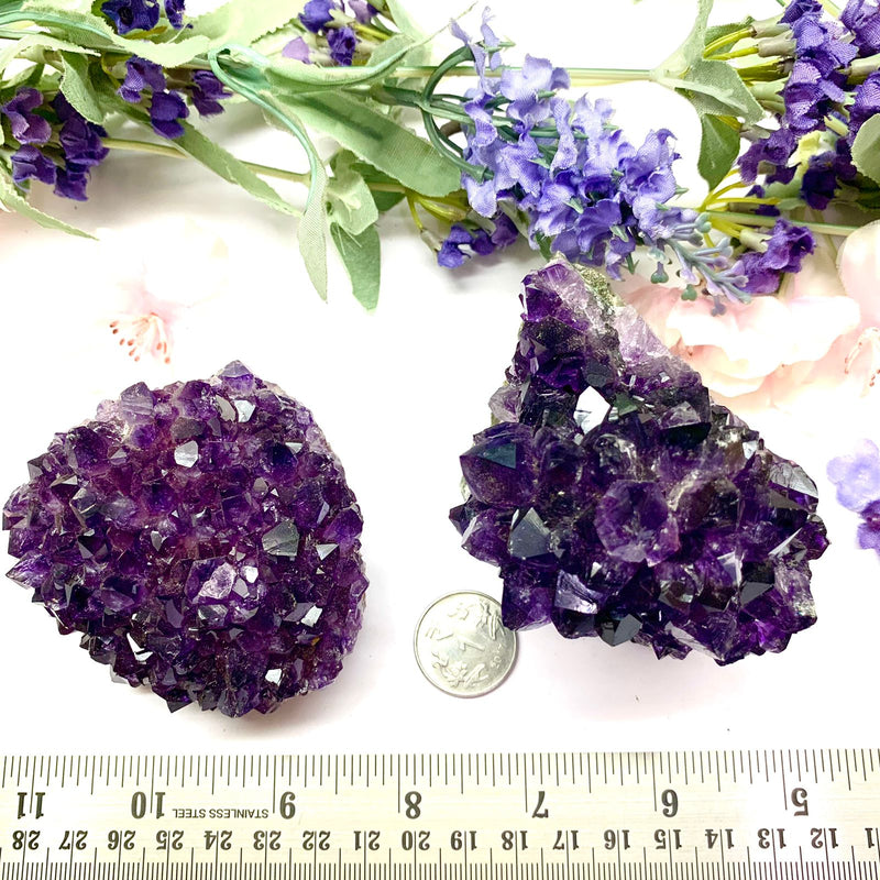 Amethyst Flower Shaped Cluster (Intuition and Meditation)