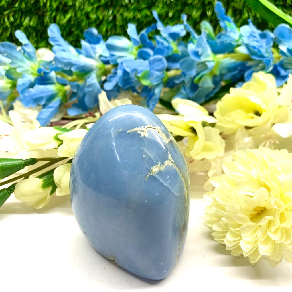 Translucent Angelite Buy Online Angelite Polished Free Form for Angel Connection