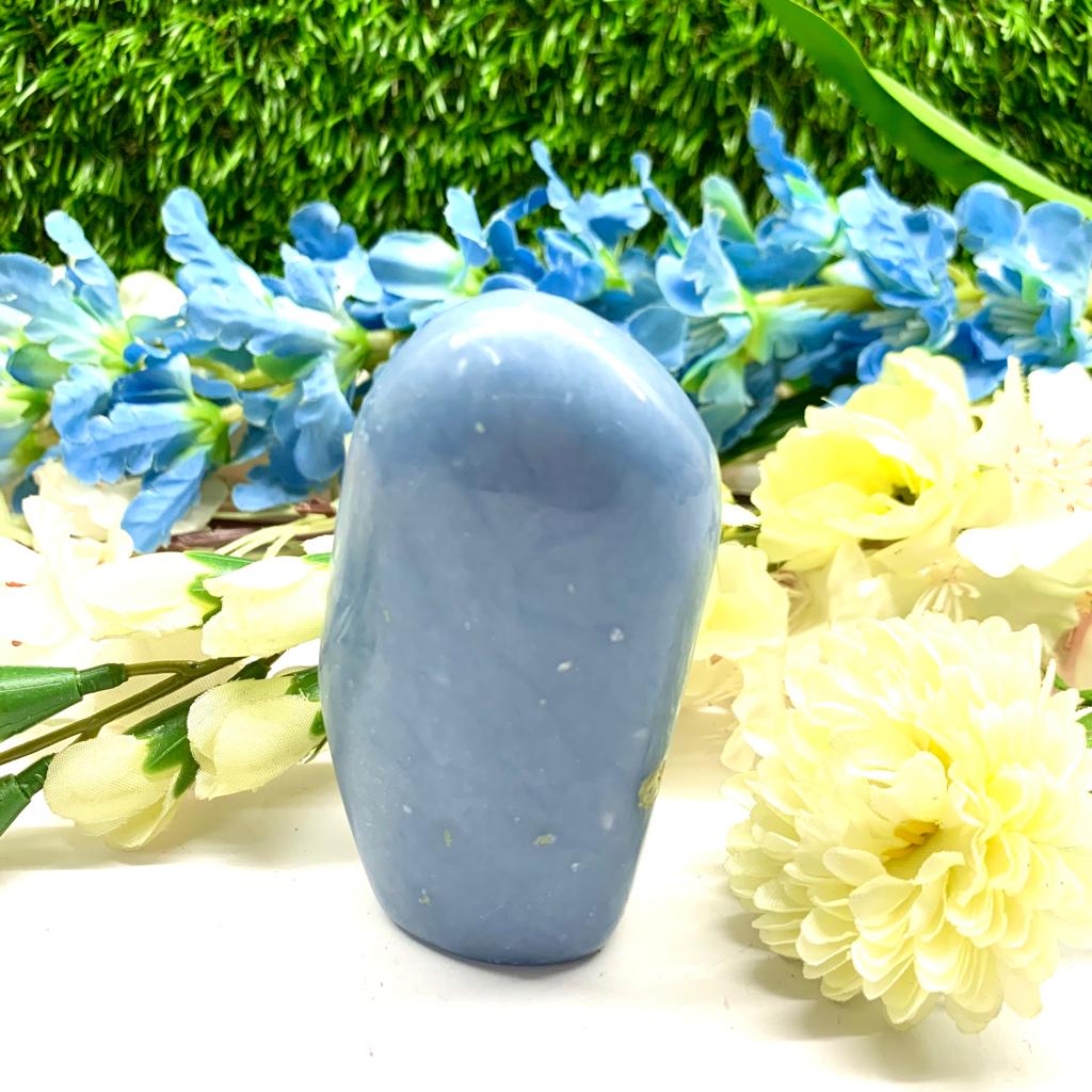 Translucent Angelite Buy Online Angelite Polished Free Form for Angel Connection