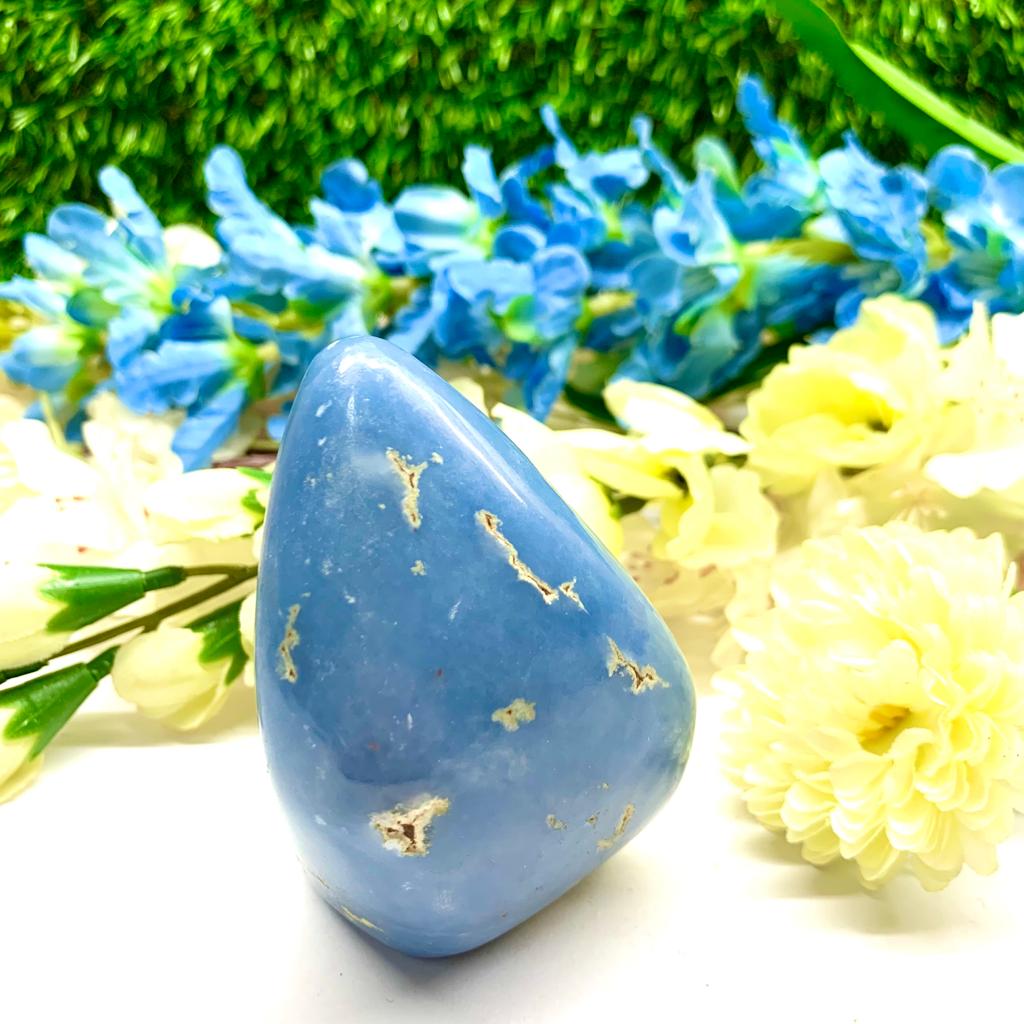 Angelite Color Buy Online Angelite Polished Free Form for Angel Connection