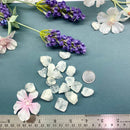 White Apophyllite Points Rough