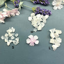 White Apophyllite Points Rough