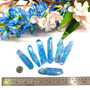 Aqua Aura Quartz Points (Communication)
