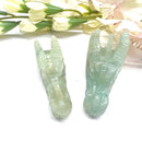 Dragon Head in Aquamarine