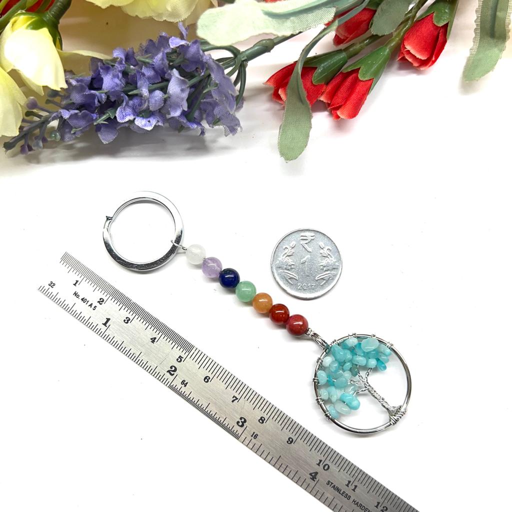 Natural Form Key Rings Tree of life Key Rings buy online at Talk to Crystals