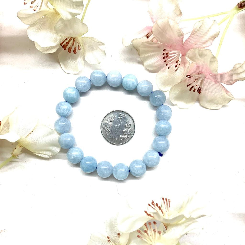 Aquamarine and Amazonite Bracelet, Lovely Ice Blue Talisman for Clear Speaking, Overcoming Low Self cheapest Esteem,