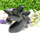 Black Tourmaline Unicorn (Grounding & Protection)