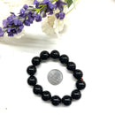 Black Onyx Round Bead Bracelet (Inner Strength)